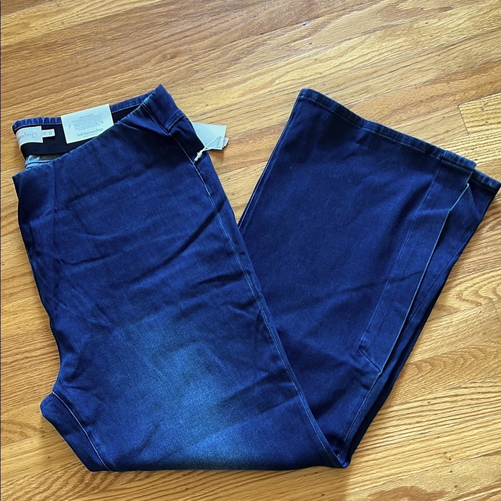 Soft Surroundings Blue Bootcut Jeans